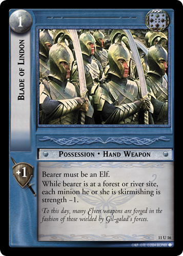 Blade of Lindon (11U16) Card Image