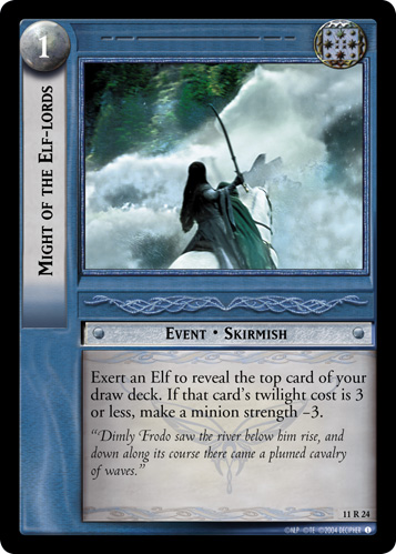 Might of the Elf-lords (11R24) Card Image