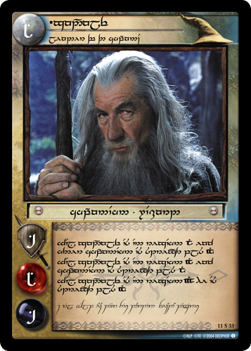 Gandalf, Leader of the Company (T) (11S33T) Card Image