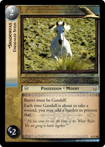 Shadowfax, Unequaled Steed (11U40) Card Image