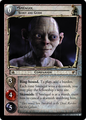 Smeagol, Scout and Guide (11R51) Card Image