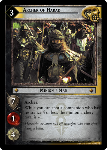 Archer of Harad (11U67) Card Image