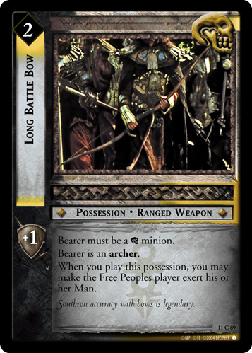 Long Battle Bow (11C89) Card Image