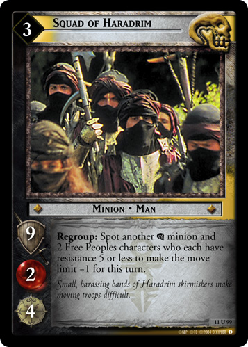 Squad of Haradrim (11U99) Card Image