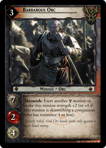 Barbarous Orc (11C107) Card Image