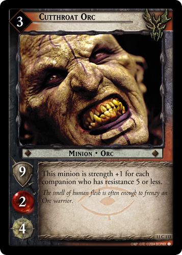 Cutthroat Orc (11C113) Card Image