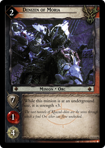 Denizen of Moria (11S116) Card Image