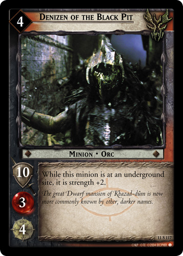 Denizen of the Black Pit (11S117) Card Image