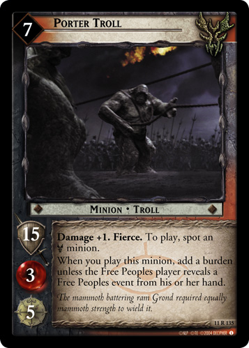 Porter Troll (11R135) Card Image