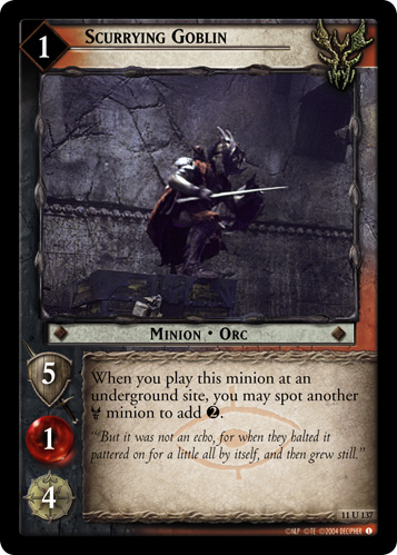 Scurrying Goblin (11U137) Card Image