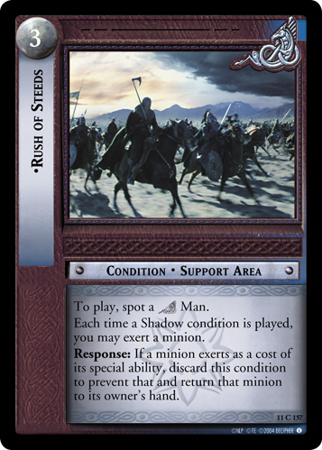 Rush of Steeds (11C157) Card Image