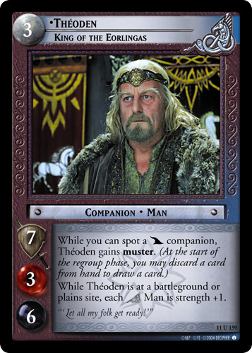 Theoden, King of the Eorlingas (11U159) Card Image