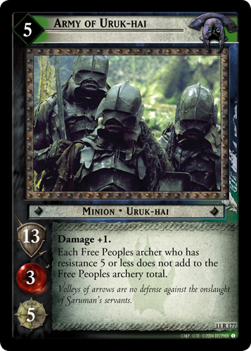 Army of Uruk-hai (11R177) Card Image