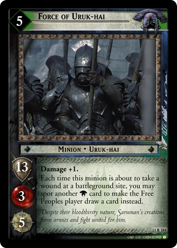 Force of Uruk-hai (11R184) Card Image