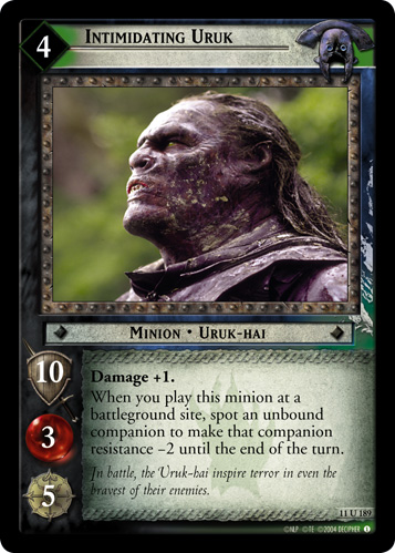 Intimidating Uruk (11U189) Card Image