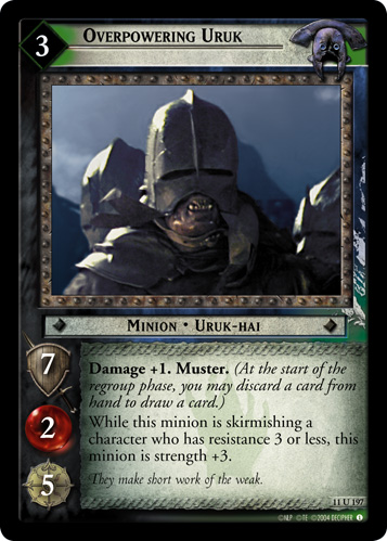 Overpowering Uruk (11U197) Card Image