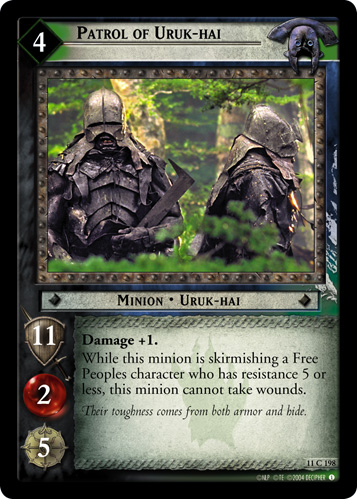 Patrol of Uruk-hai (11C198) Card Image