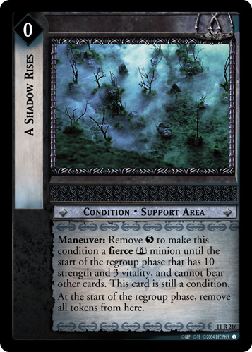 A Shadow Rises (11R216) Card Image