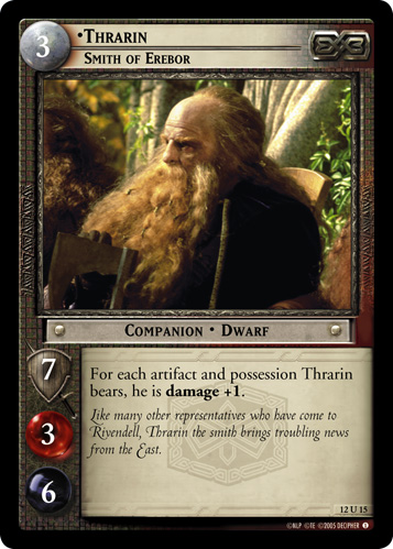 Thrarin, Smith of Erebor (12U15) Card Image