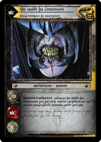 The Mouth of Sauron, Messenger of Mordor (T) (12S73T) Card Image