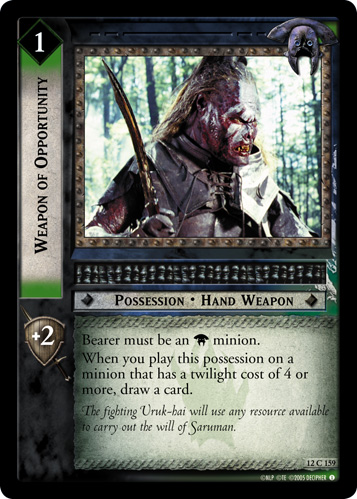 Weapon of Opportunity (12C159) Card Image