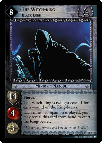 The Witch-king, Black Lord (12R183) Card Image