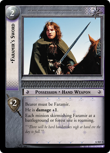 Faramir's Sword (F) (12RF5) Card Image