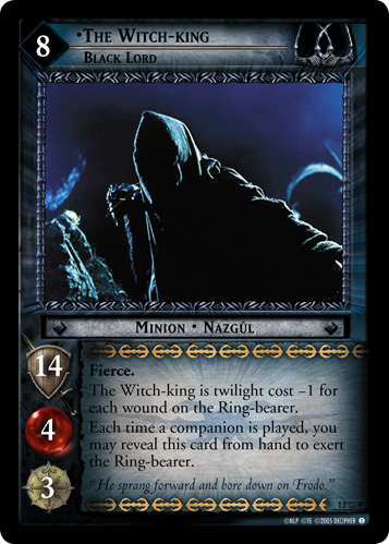 The Witch-king, Black Lord (O) (12O9) Card Image