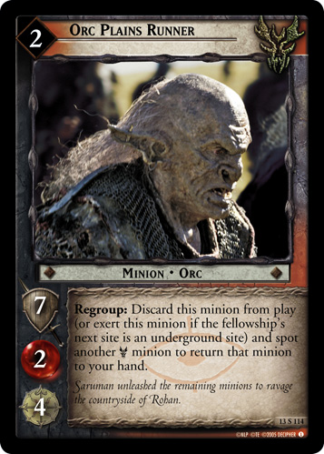 Orc Plains Runner (13S114) Card Image