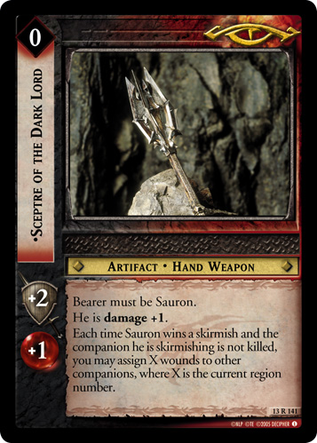 Sceptre of the Dark Lord (13R141) Card Image