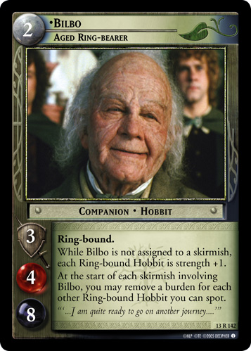 Bilbo, Aged Ring-bearer (13R142) Card Image