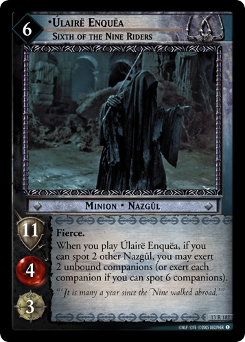 Ulaire Enquea, Sixth of the Nine Riders (13R182) Card Image