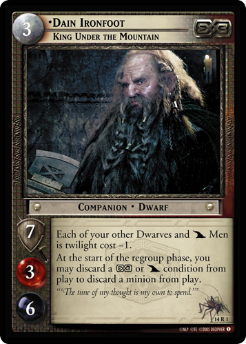 Dain Ironfoot, King Under the Mountain (14R1) Card Image