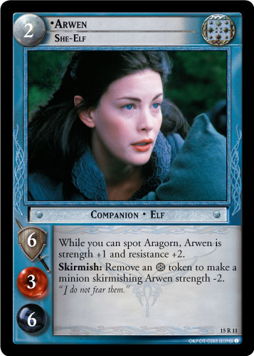 Arwen, She-Elf (15R11) Card Image