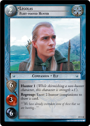 Legolas, Fleet-footed Hunter (15S18) Card Image
