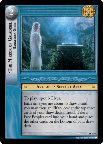 The Mirror of Galadriel, Dangerous Guide (F) (15RF4) Card Image