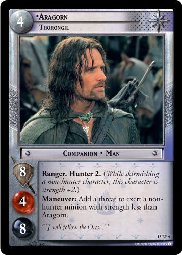 Aragorn, Thorongil (F) (15RF9) Card Image