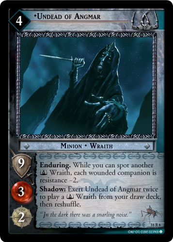 Undead of Angmar (16R6) Card Image