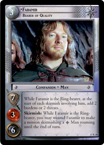 Faramir, Bearer of Quality (17R28) Card Image