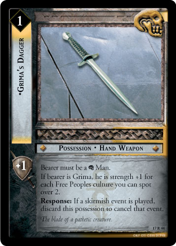 Grima's Dagger (17R44) Card Image