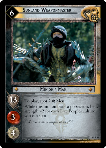 Sunland Weaponmaster (17R61) Card Image