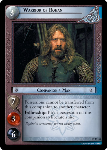 Warrior of Rohan (17U104) Card Image
