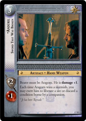 Anduril, Sword That Was Broken (F) (17RF5) Card Image