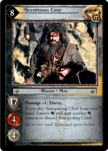 Stampeding Chief (F) (17RF10) Card Image