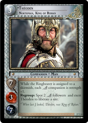 Theoden, Northman, King of Rohan (O) (17O6) Card Image