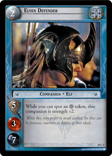 Elven Defender (18C9) Card Image