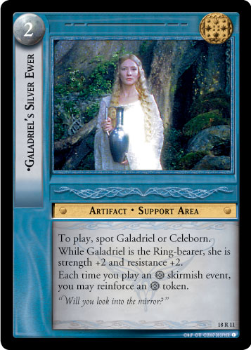 Galadriel's Silver Ewer (18R11) Card Image