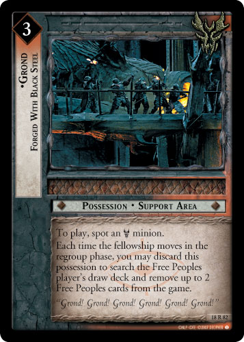 Grond, Forged With Black Steel (18R82) Card Image