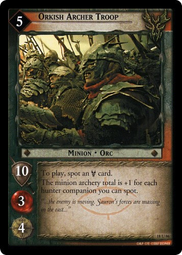 Orkish Archer Troop (18U86) Card Image