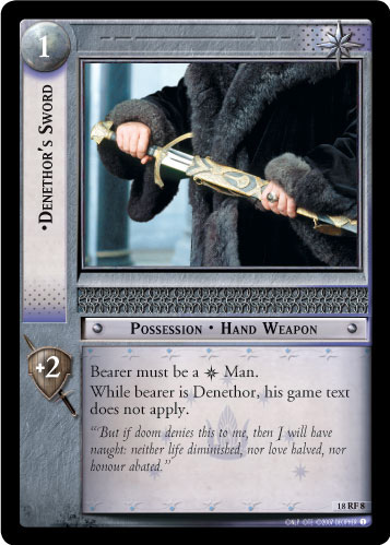Denethor's Sword (F) (18RF8) Card Image